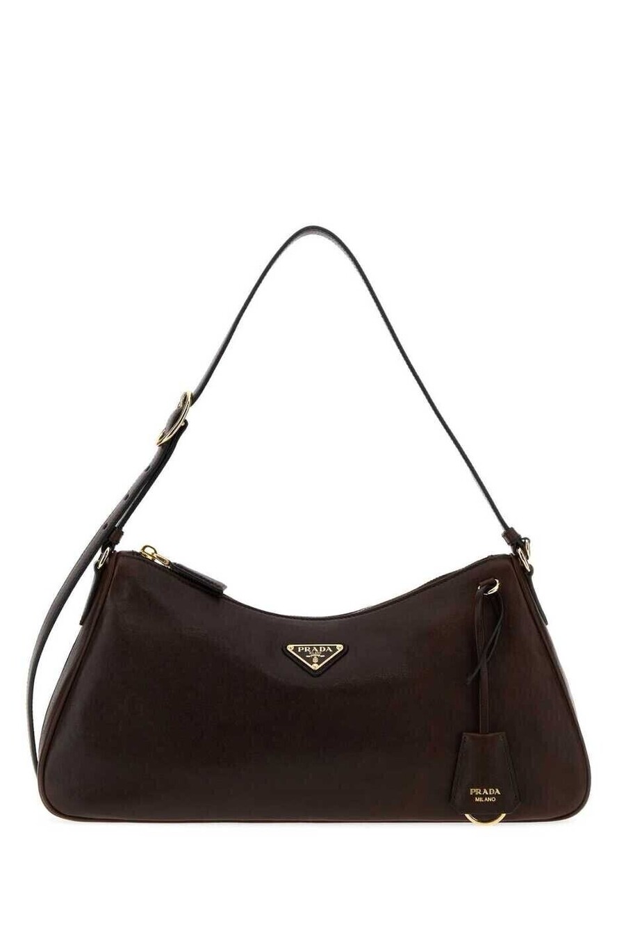 Prada Re Edition Tessuto Shoulder Bag Brown